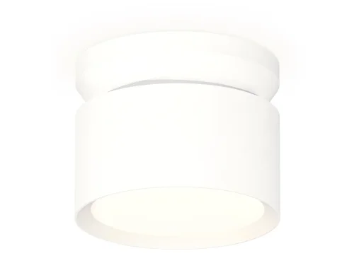 Светильник накладной XS8101045 Ambrella light белый 1 лампа, основание белое в стиле хай-тек круглый