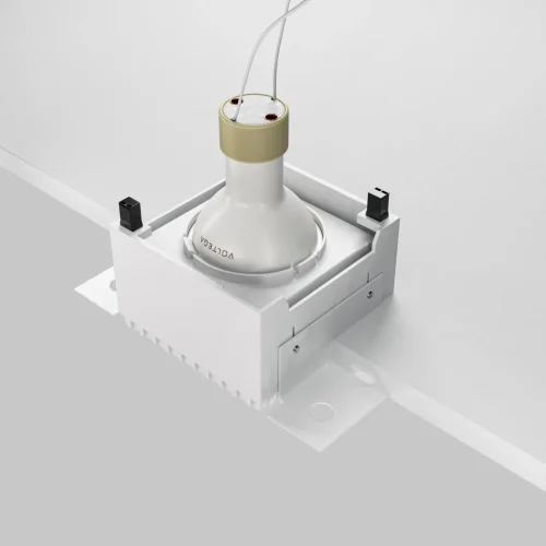 Светильник точечный Share DL051-01-GU10-SQ-W Maytoni белый 1 лампа, основание белое в стиле современный для затирки фото 7
