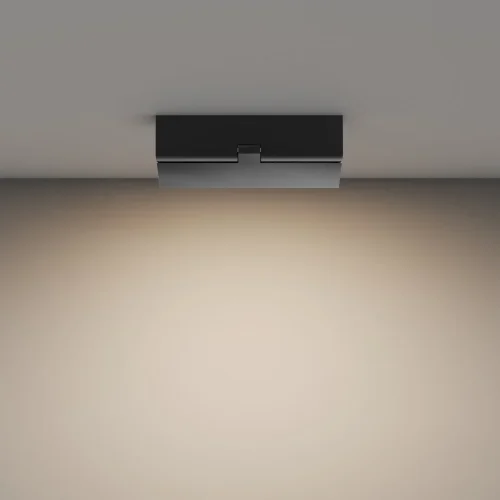 Светильник накладной LED Basis Rot C133CL-12W3K-B Maytoni чёрный на 1 лампу, основание чёрное в стиле современный хай-тек прямоугольный фото 4