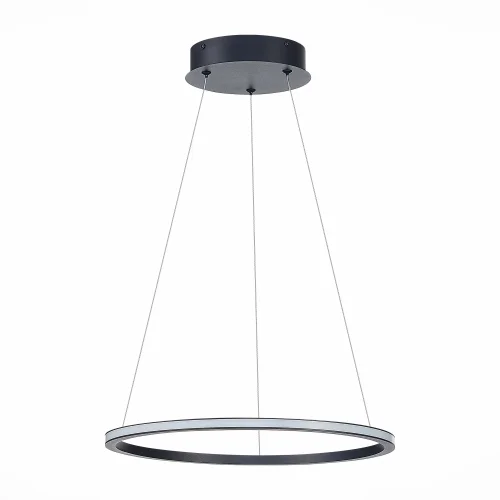 Светильник подвесной LED St604 Out ST604.443.22 ST-Luce чёрный 1 лампа, основание чёрное в стиле хай-тек кольца фото 2