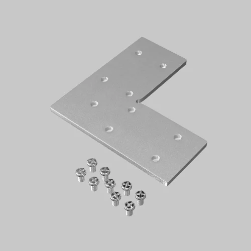 Соединитель угловой для накладного шинопровода Magnetic track system Gravity TRA010CL-21 Maytoni серебряный в стиле для светильников серии Magnetic track system Gravity накладной gravity магнитная фото 6