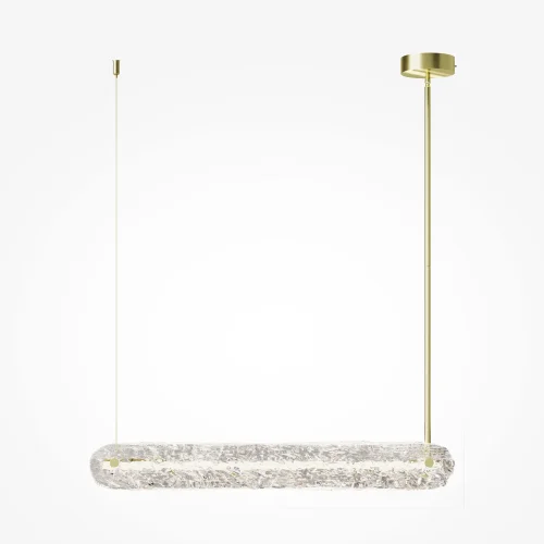 Светильник подвесной LED Frostum MOD439PL-L20BSK Maytoni прозрачный на 1 лампу, основание латунь в стиле современный линейный фото 4 Светильник подвесной LED Frostum MOD439PL-L20BSK Maytoni прозрачный на 1 лампу, основание латунь в стиле современный линейный фото 4