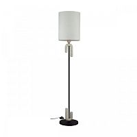 Торшер  Bagel 5410/1F Odeon Light  бежевый 1 лампа, основание чёрное в стиле минимализм
