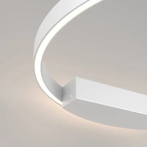 Бра LED Rim MOD058WL-L35WK Maytoni белый на 1 лампа, основание белое в стиле современный минимализм отражённый свет фото 4