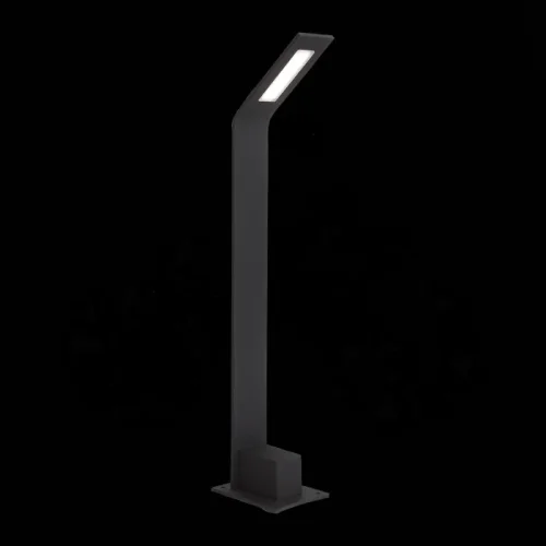 Парковый светильник LED Ansa SL094.405.01 ST-Luce уличный IP65 чёрный на 1 лампу, плафон чёрный в стиле минимализм хай-тек LED фото 2