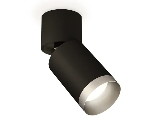 Светильник накладной Techno Spot XM XM6313043 Ambrella light чёрный 1 лампа, основание чёрное в стиле хай-тек современный круглый