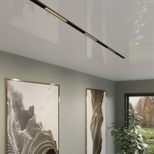 Трековый токопроводящий светильник LED с переключателем цветовой темперетуры Vector 359930 Novotech чёрный для шинопроводов серии Vector чёрный фото 3