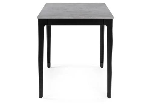 Деревянный стол Айленд 110(155)х68х76 бетон чикаго светло-серый / черный 584299 Woodville столешница бетон из лдсп фото 6