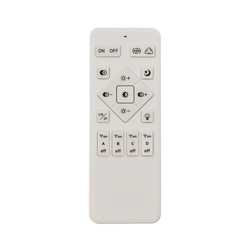 Люстра потолочная LED с пультом Alis Smart 8380/45CL Lumion белая на 1 лампу, основание белое в стиле современный хай-тек сири яндекс алиса с пультом фото 3