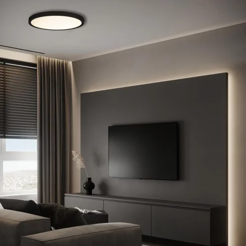 Светильник потолочный LED Extraslim 10227/40 Black LOFT IT белый 1 лампа, основание чёрное в стиле современный  фото 6