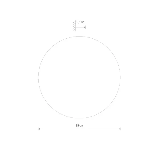 Бра LED Ring Led S 10276-NW Nowodvorski зеркало хром на 1 лампу, основание зеркало хром в стиле современный отражённый свет фото 3