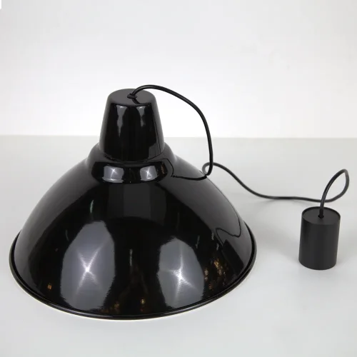 Светильник подвесной Beacon 37 LH032046 LightHall чёрный на 1 лампу, основание чёрное в стиле лофт фото 5