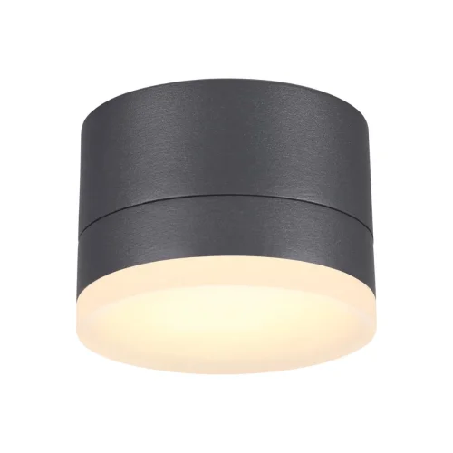 Накладной светильник уличный LED Kaimas 358084 Novotech уличный IP54 чёрный на 1 лампу, плафон белый в стиле современный LED фото 2