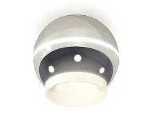 Светильник накладной Techno spot XS1104030 Ambrella light серебряный 1 лампа, основание серебряное в стиле современный круглый