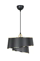 Светильник подвесной Adriana TL1621H-01BK Toplight чёрный 1 лампа, основание чёрное в стиле современный 
