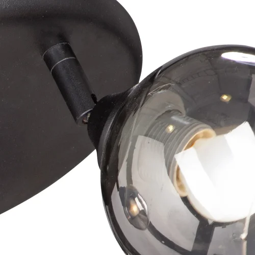Спот с 3 лампами V4311-1/3PL Vitaluce серый чёрный E27 в стиле хай-тек  фото 2