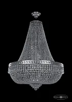 Люстра потолочная хрустальная 19271/H2/80IV Ni Bohemia Ivele Crystal прозрачная на 22 лампы, основание никель в стиле классический sp