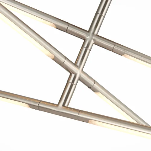 Светильник потолочный LED Ralio SL1580.103.03 ST-Luce никель 3 лампы, основание никель в стиле минимализм хай-тек  фото 2