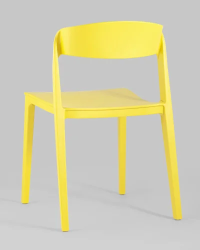 Стул Moris пластик желтый УТ000005555 Stool Group, жёлтый/пластик, ножки/пластик/жёлтый, размеры - ***** фото 6