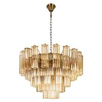 Люстра подвесная Мурано / Murano 10580/800 Champagne LOFT IT шампань на 18 ламп, основание бронзовое в стиле современный арт-деко 