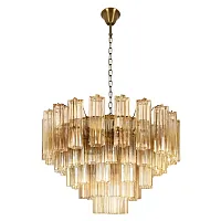 Люстра подвесная Мурано / Murano 10580/800 Champagne LOFT IT шампань на 18 ламп, основание бронзовое в стиле современный арт-деко Люстра подвесная Мурано / Murano 10580/800 Champagne LOFT IT шампань на 18 ламп, основание бронзовое в стиле современный арт-деко
