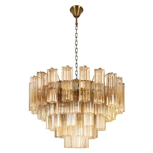 Люстра подвесная Мурано / Murano 10580/800 Champagne LOFT IT шампань на 18 ламп, основание бронзовое в стиле современный арт-деко Люстра подвесная Мурано / Murano 10580/800 Champagne LOFT IT шампань на 18 ламп, основание бронзовое в стиле современный арт-деко