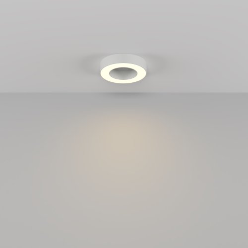 Светильник потолочный LED Lua C093CL-24W3K-W Maytoni белый на 1 лампу, основание белое в стиле современный хай-тек круглый фото 4