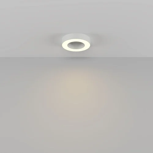 Светильник потолочный LED Lua C093CL-24W3K-W Maytoni белый на 1 лампу, основание белое в стиле современный хай-тек круглый фото 4