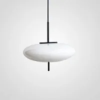 Светильник подвесной LAKIN black D30 189884-23 ImperiumLoft белый на 6 ламп, основание чёрное в стиле современный 