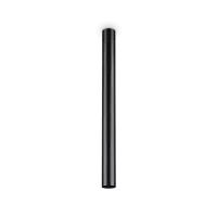 Светильник накладной LOOK PL1 H75 NERO Ideal Lux чёрный на 1 лампу, основание чёрное в стиле современный круглый