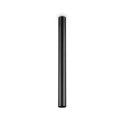 Светильник накладной LOOK PL1 H75 NERO Ideal Lux чёрный на 1 лампу, основание чёрное в стиле современный круглый