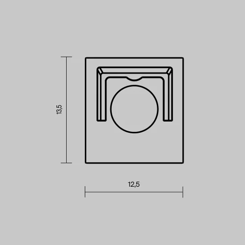 Комплект заглушек (для профиля 53×13) 10 шт., ALM-5313-EC 642067 Maytoni цвет LED K, световой поток Lm фото 3
