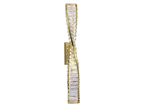 Бра LED 8246/A gold NEW Newport прозрачный на 1 лампу, основание золотое в стиле американский современный классический 
