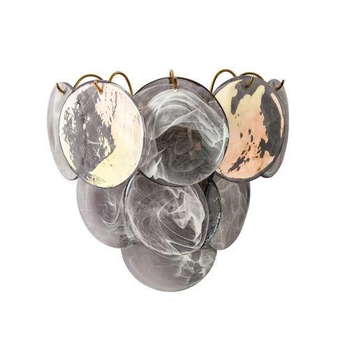 Бра Лолли / Lolly 10492W Smoke LOFT IT дымчатый на 3 лампы, основание бронзовое в стиле современный 