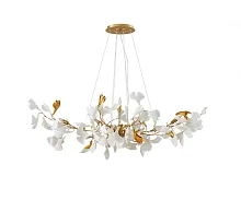 Люстра подвесная Сири 07868-6A,36 Kink Light белая латунь на 6 ламп, основание латунь в стиле флористика современный ветви