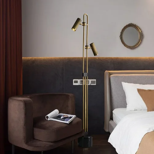 Торшер TRIGGER FL 212112-23 ImperiumLoft бронзовый на 2 лампы, основание чёрное в стиле современный фото 8 Торшер TRIGGER FL 212112-23 ImperiumLoft бронзовый на 2 лампы, основание чёрное в стиле современный фото 8