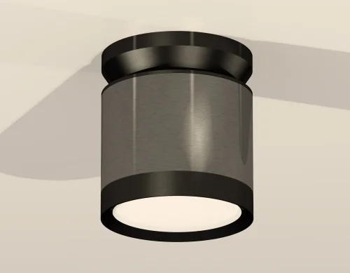 Светильник накладной XS8115010 Ambrella light чёрный 1 лампа, основание чёрное в стиле хай-тек круглый фото 2