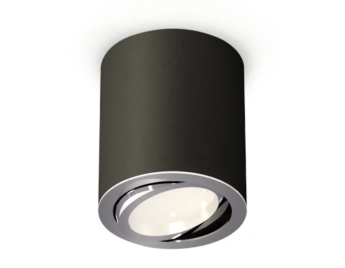 Светильник накладной Techno spot XS7422002 Ambrella light чёрный 1 лампа, основание чёрное в стиле хай-тек современный круглый