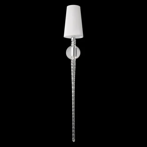 Бра LUMINOUS AP1 CHROME Crystal Lux белый на 1 лампу, основание хром в стиле классический фото 5 Бра LUMINOUS AP1 CHROME Crystal Lux белый на 1 лампу, основание хром в стиле классический фото 5