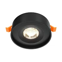 Светильник точечный LED Planet DL035-2-L6B4K Maytoni чёрный 1 лампа, основание чёрное в стиле современный хай-тек 