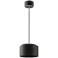 Светильник подвесной LED Zolla Cyl ZP3917 Lightstar чёрный 1 лампа, основание чёрное в стиле современный 