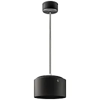 Светильник подвесной LED Zolla Cyl ZP3917 Lightstar чёрный на 1 лампу, основание чёрное в стиле современный 