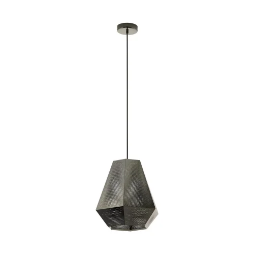 Светильник подвесной лофт Chiavica 43223 Eglo чёрный 1 лампа, основание никель в стиле лофт 
