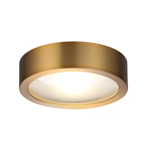 Светильник накладной LED Reus 4342/7CL Odeon Light античный бронза на 1 лампу, основание античное бронза в стиле современный хай-тек круглый фото 3