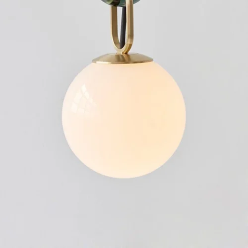 Светильник подвесной CHAIN 140602-26 ImperiumLoft белый 1 лампа, основание зелёное в стиле современный  фото 7