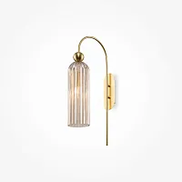 Бра Antic MOD302WL-01CG Maytoni янтарный на 1 лампу, основание латунь в стиле современный Бра Antic MOD302WL-01CG Maytoni янтарный на 1 лампу, основание латунь в стиле современный