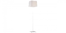 Торшер BRISTOL F894.1 Lucia Tucci  белый 1 лампа, основание белое в стиле современный
