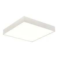 Светильник потолочный LED ST608.532.96 ST-Luce белый на 1 лампу, основание белое в стиле хай-тек квадратный