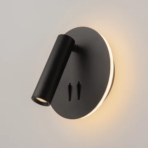 Бра с выключателем LED ios 176 C176-WL-01-6W-B Maytoni чёрный на 1 лампу, основание чёрное в стиле современный фото 10 Бра с выключателем LED ios 176 C176-WL-01-6W-B Maytoni чёрный на 1 лампу, основание чёрное в стиле современный фото 10