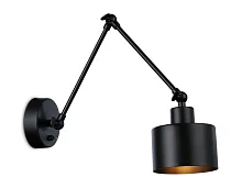 Бра TR8148 Ambrella light чёрный на 1 лампу, основание чёрное в стиле лофт 
